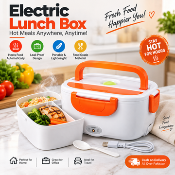 Portable Electric Heating Lunch Box – Leak-Proof Food Warmer